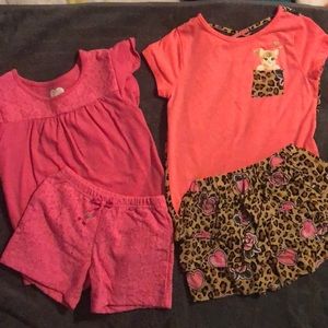 Girls 4 pieces 2 sets